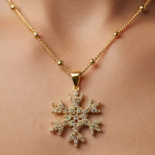 Codena de Oro / Cadena oro Copo de nieve